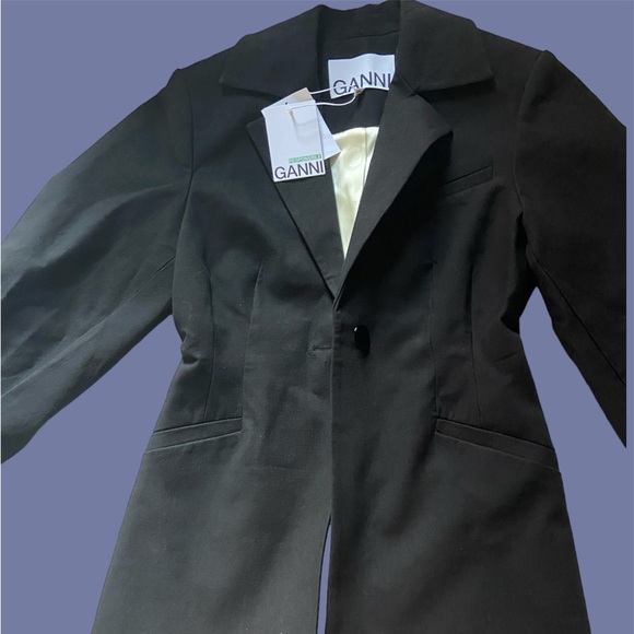 Ganni lapel blazer - Picture 4 of 6